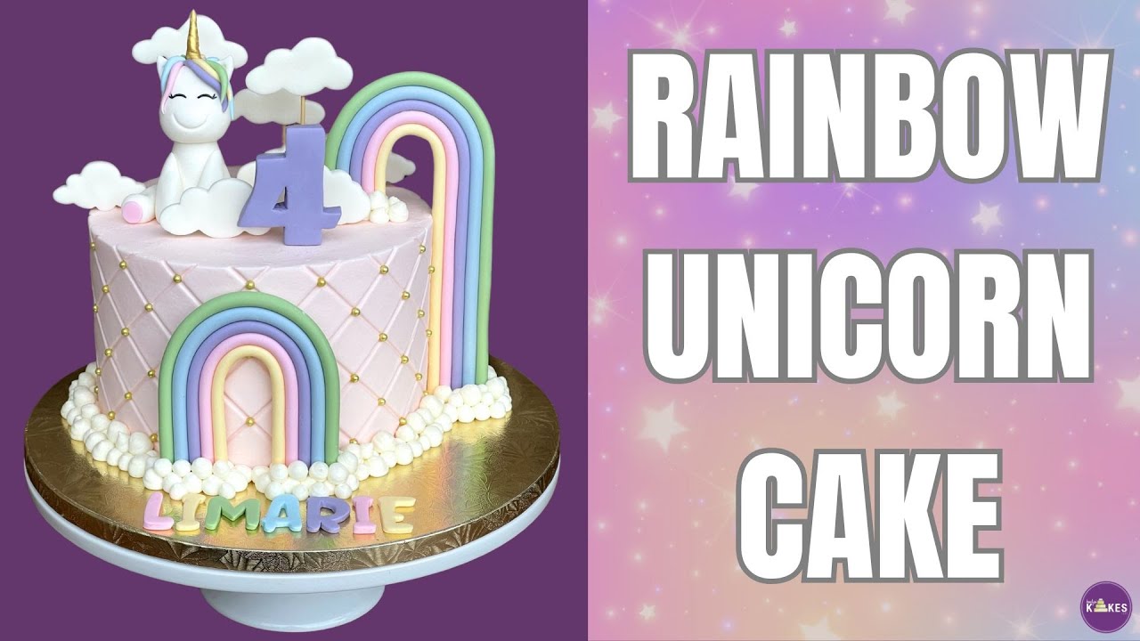 Let's Make Another RAINBOW UNICORN Cake!