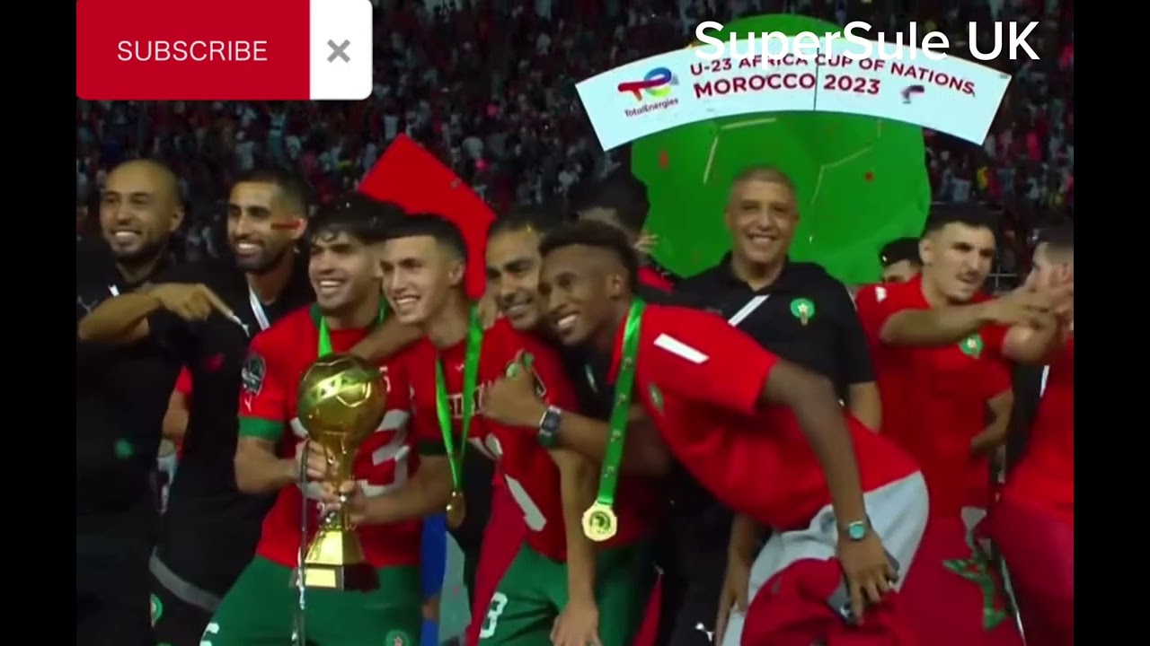 Morocco Champion U23 AFCON 2023 Trophy 