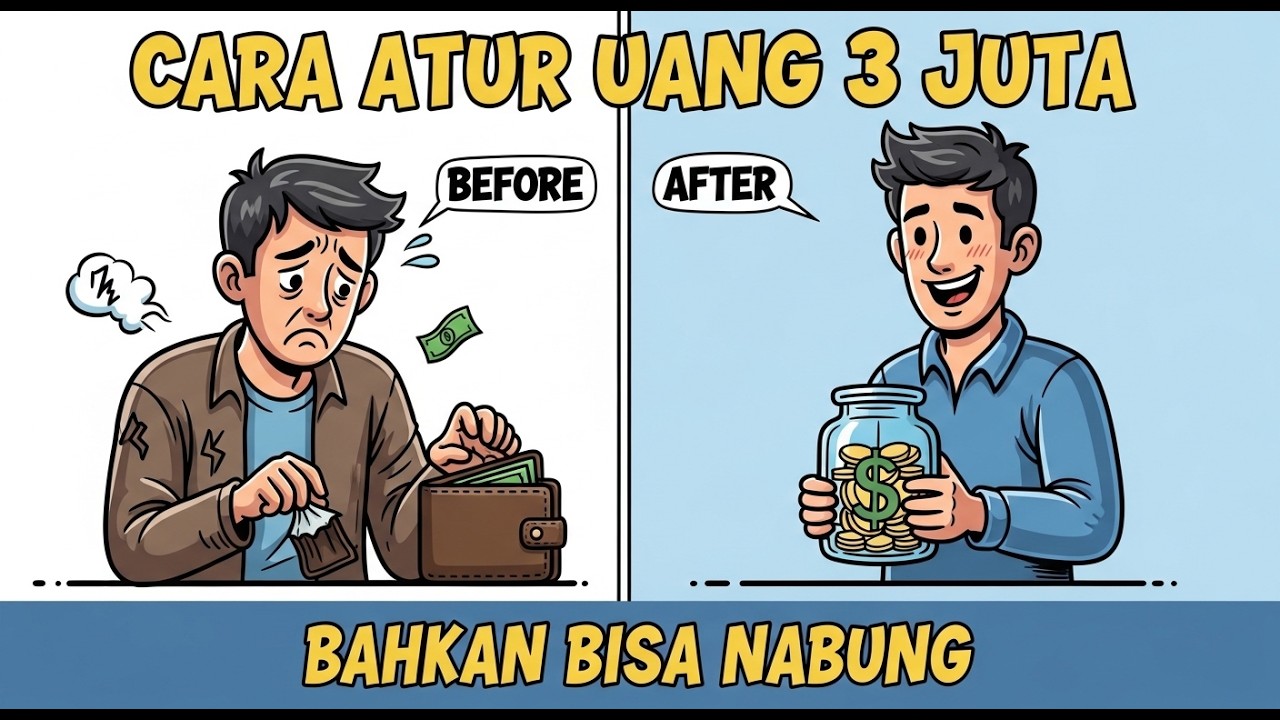 Cara Mengatur Gaji 3 JUTA Agar Bisa Menabung Setiap Bulan Tanpa Stres! 💰