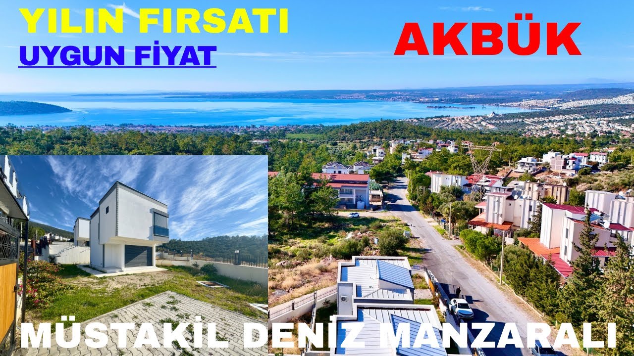 📌MÜSTAKİL VİLLA📌 AKBÜKTE DENİZ MANZARALI SIFIR YAPI GENİŞ BAHÇELİ VİLLALAR BİZE ULAŞABİLİRİSİNİZ🏡