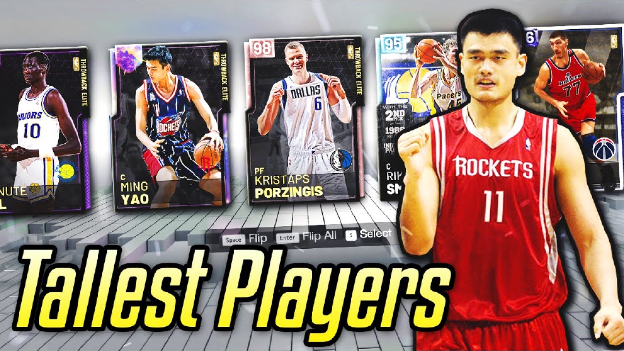 TALLEST PLAYERS DRAFT IN NBA 2K19 MyTEAM!!