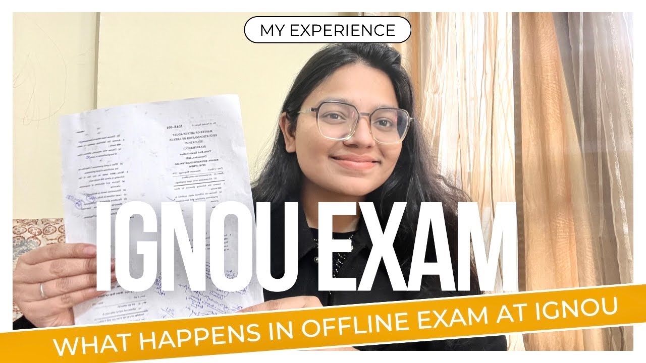 My IGNOU Exam Experience😊Offline Term End Exams 