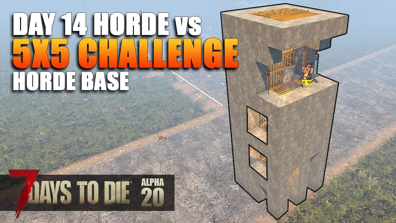 7 Days To Die | @Glock9 5X5 CHALLENGE #1 | Alpha 20 | S3 EP14