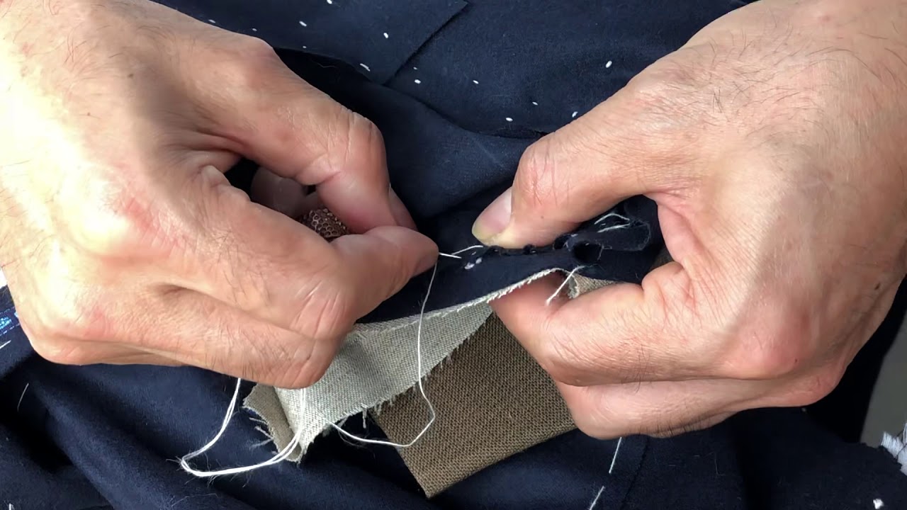 格蘭訂製西服陳和平 紮手工西服胚衣教學技術示範-28