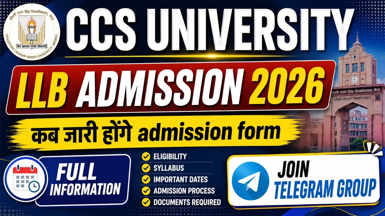 ccsu llb admission 2026 | ccsu llb admission 2026 form fill up | ccsu llb admission