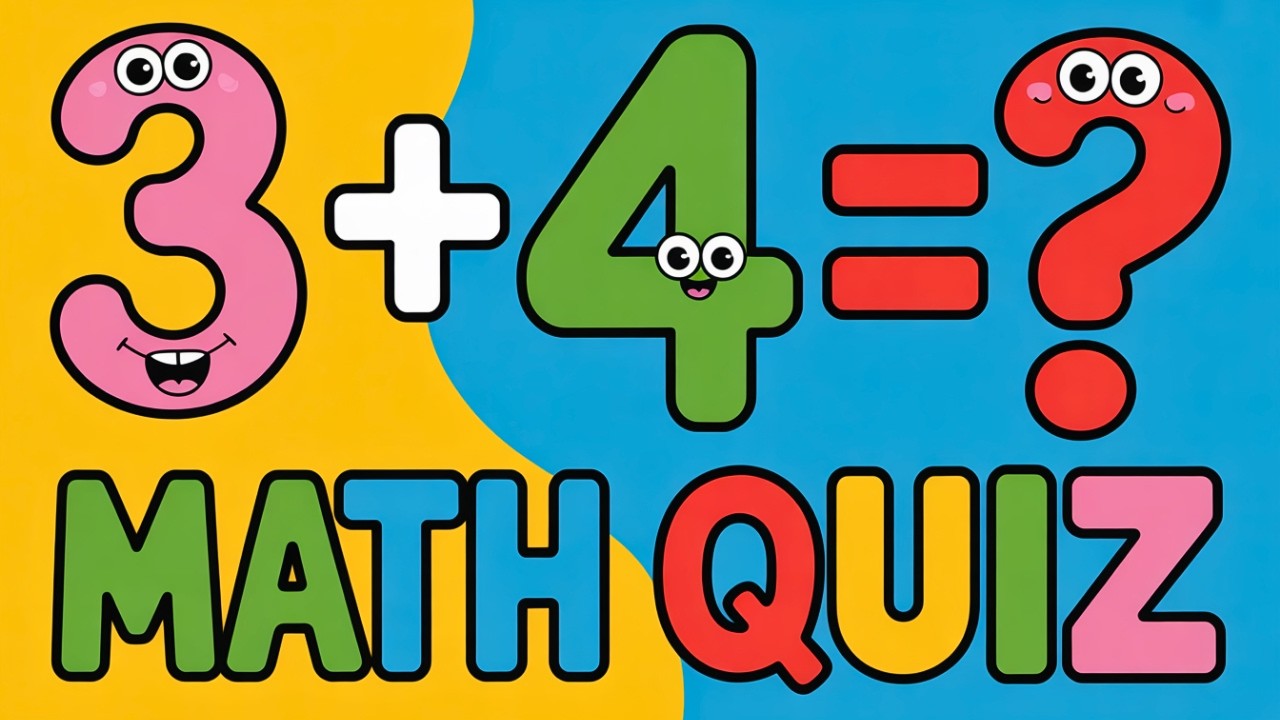 15 Addition Questions for Kids | Fun Math Quiz for Kindergarten & 1st Grade