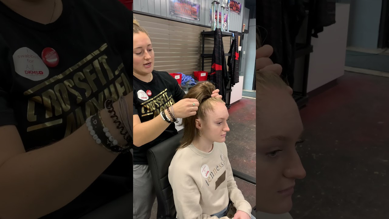 Competition hair tutorial. (How to put in the hairpiece)