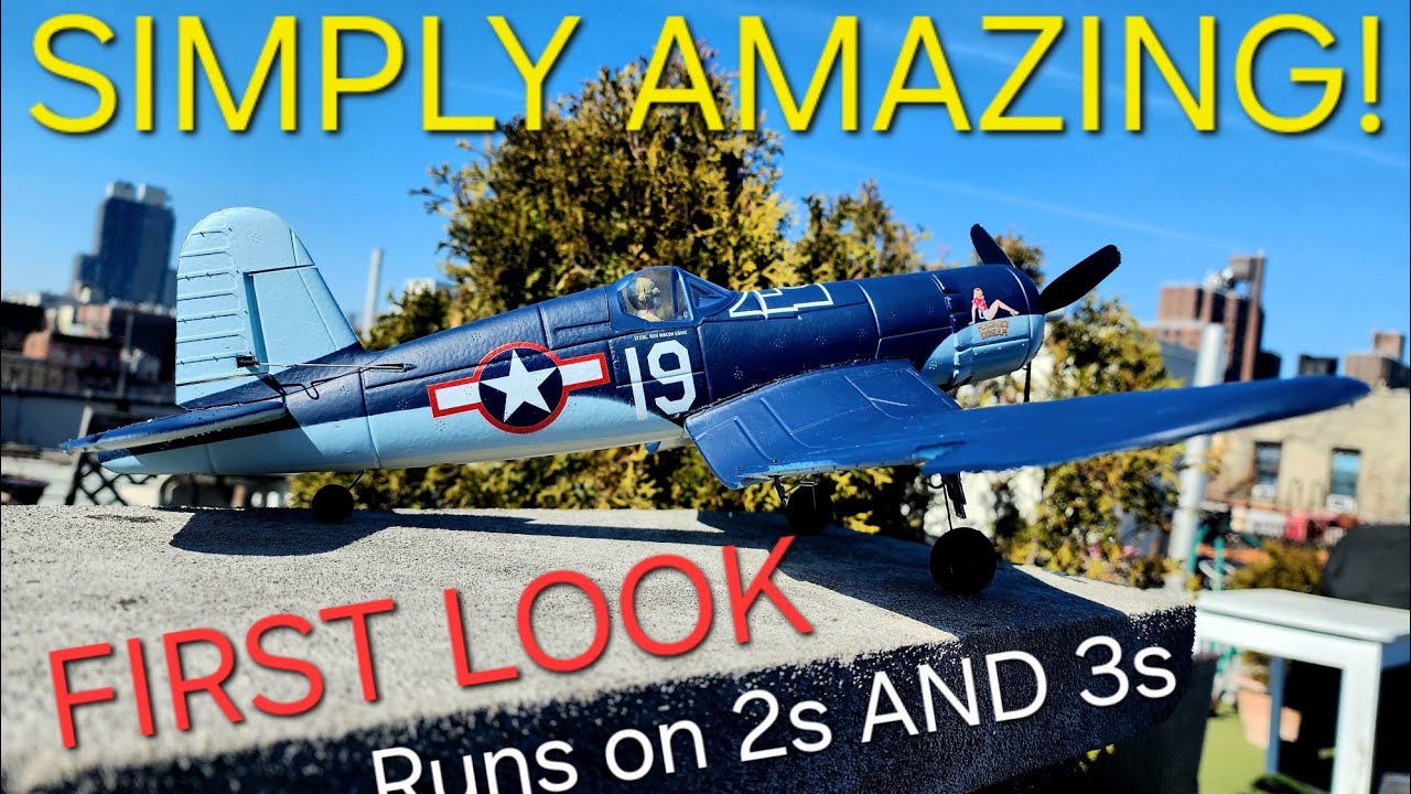 Первый взгляд! Распаковка Volantex RC 500mm Corsair F4U 3S Brushless Warbird