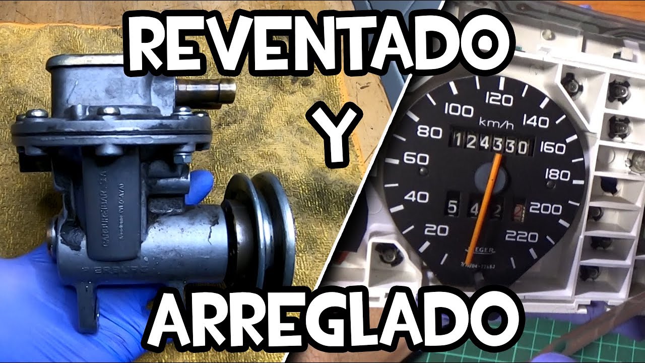 RESTAURO el depresor de FRENO y el cuenta KMS parcial FUNCIONA!! | Peugeot 205 GTD
