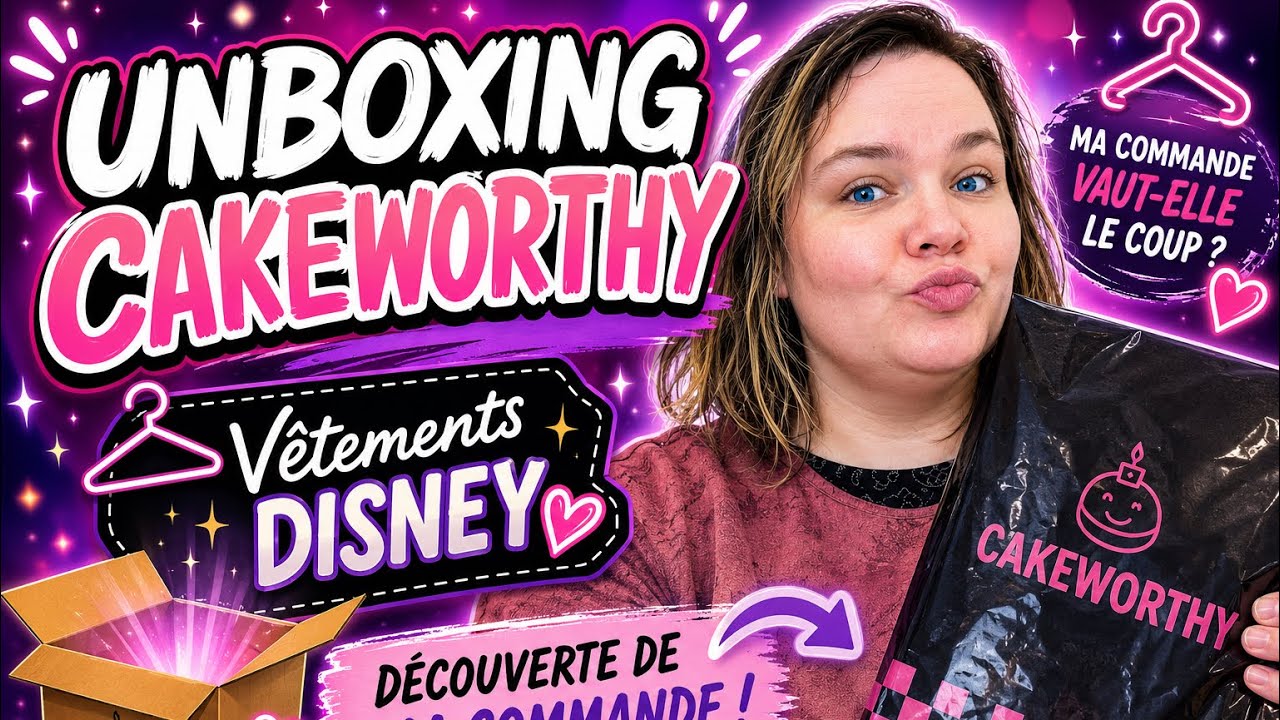 UNBOXING DE VÊTEMENTS DISNEY- CAKEWORTHY - #disney #vêtements #toystory #fantasia #cakeworthy #shop 
