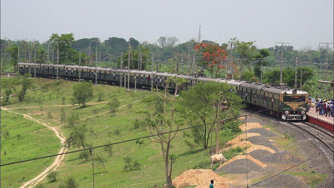 Shantipur Local (শান্তিপুর লোকাল) Train- Eastern Railway in 4K Ultra HD