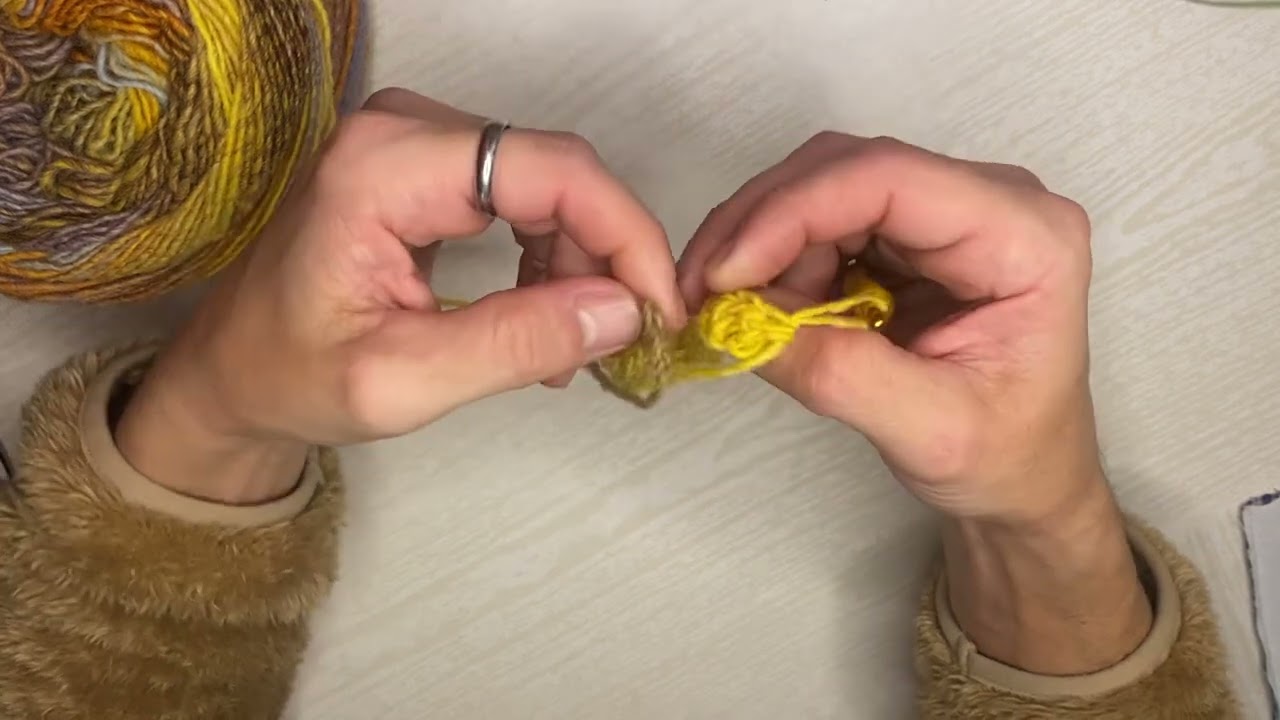 Sciarpa ad anello, Autunno, tutorial uncinetto facile.