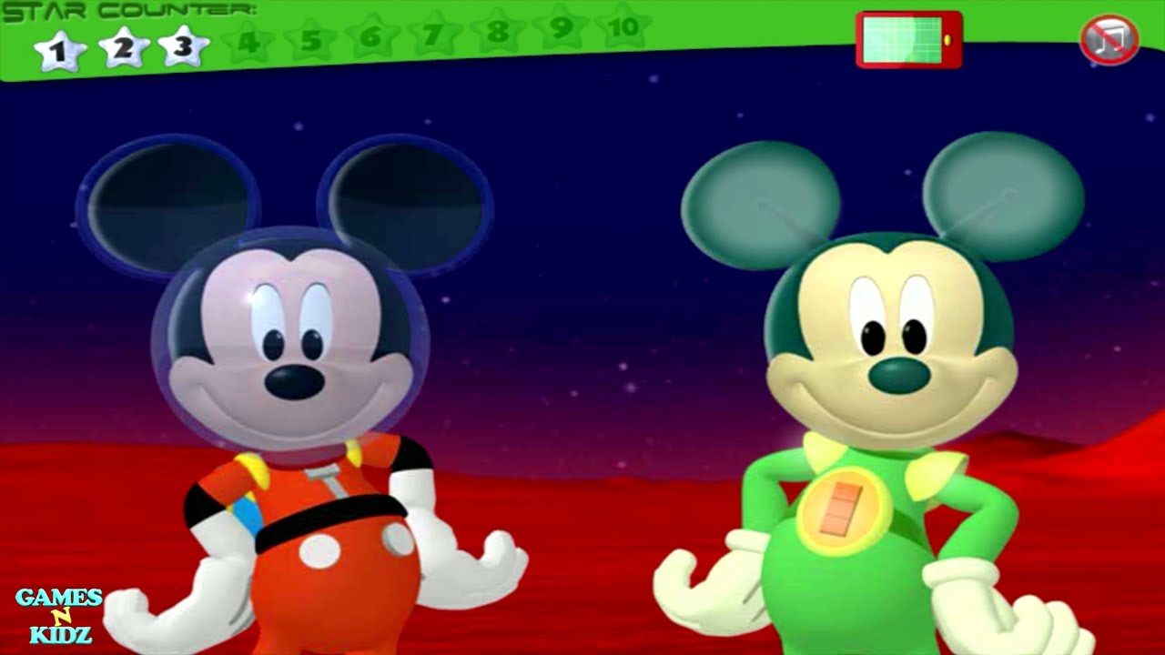 Mickey Mouse Space Adventure Game | Kids Gameplay