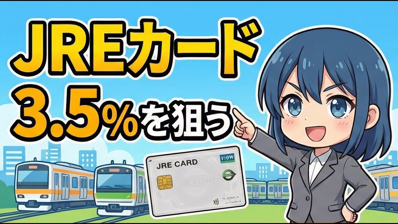 JREカードは3.5%の「駅ビル」専用カード