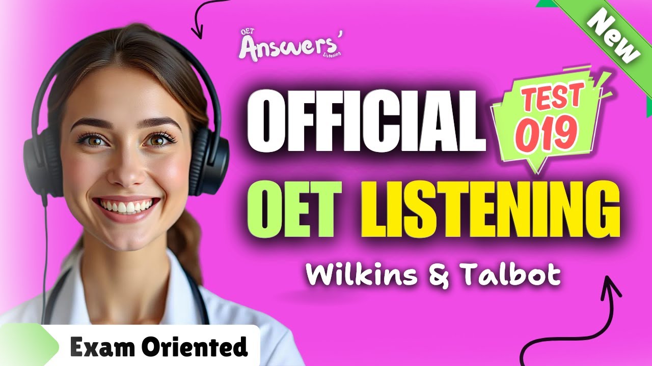 OET LISTENING TEST 18.09.2024 #oet #oetexam #oetnursing #oetlisteningtest