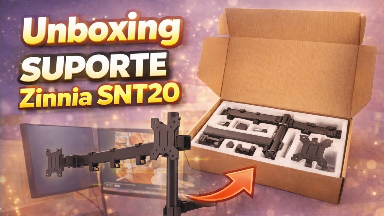 Suporte ergonômico para Monitores e Notebook SNT20 - Zinnia Pichau