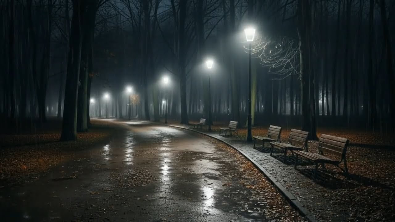 Дождливая зимняя ночь