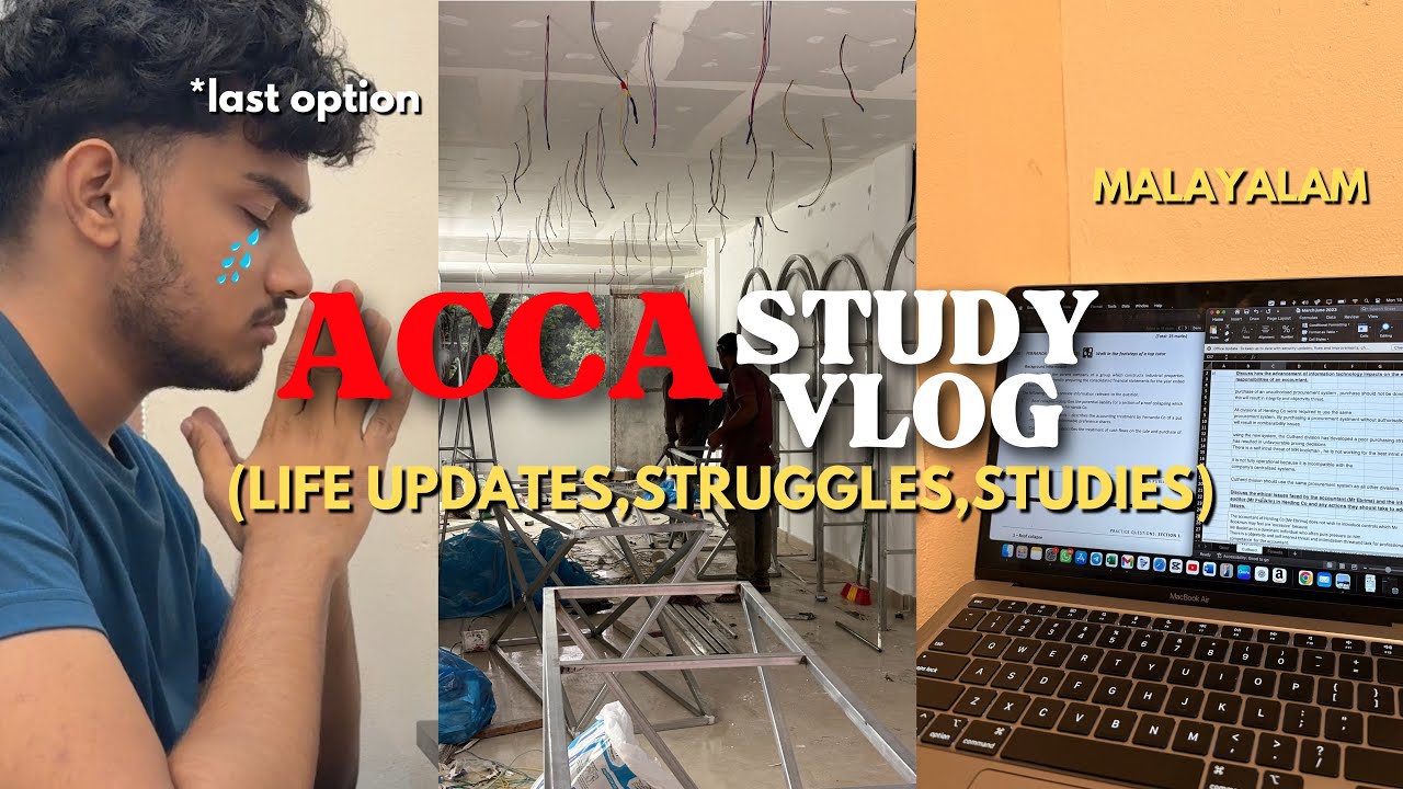 So Many Topics to Cover😭 | ACCA Study Vlog Malayalam,2025 Best Humanizer SafeWrite AI Helps Me Study