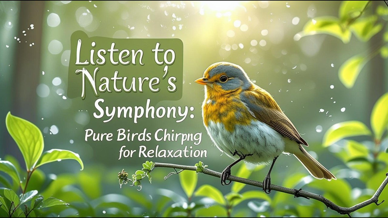 Birds Chirping - Nature Sounds for Relaxation (No Music)