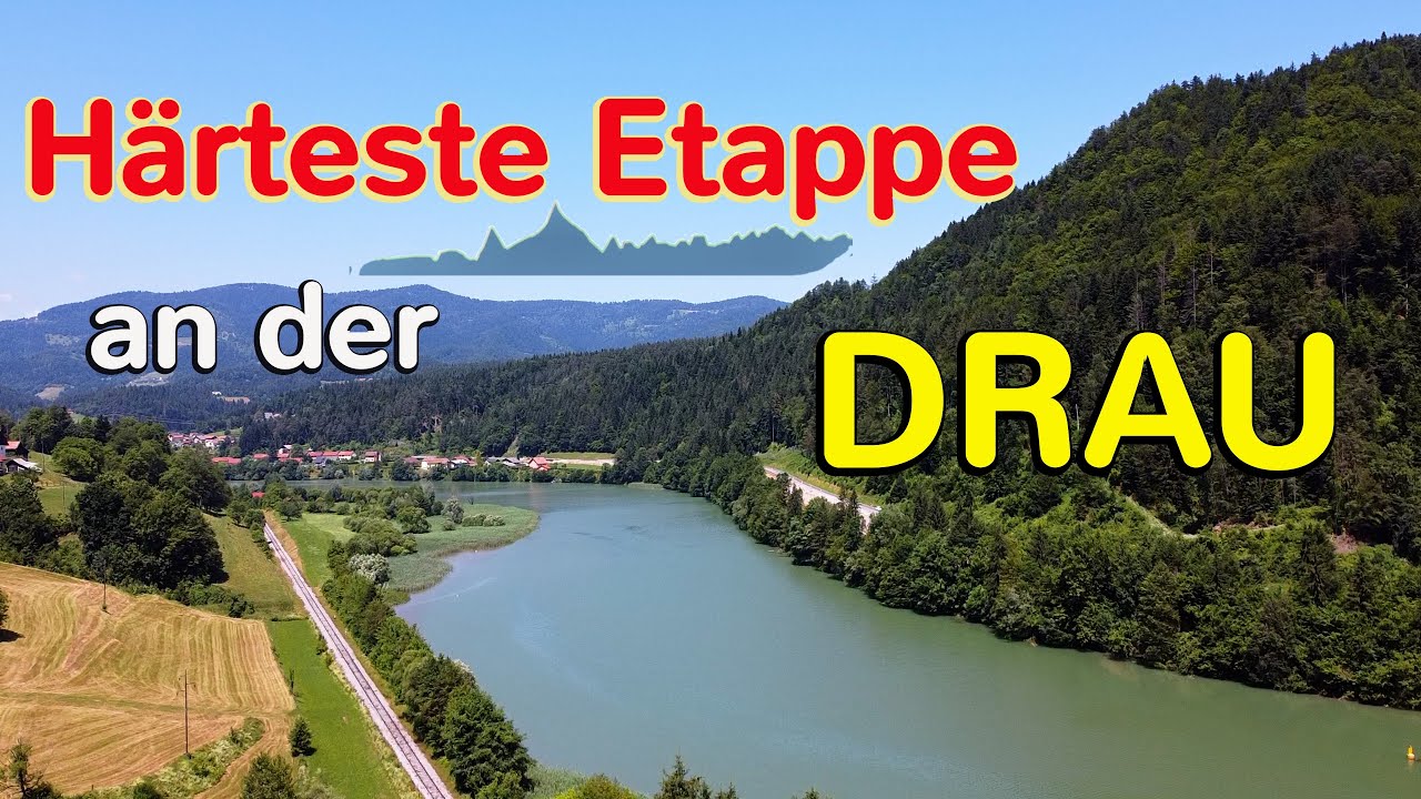 Härteste Etappe an der Drau | Alpenradreise 2023 #03