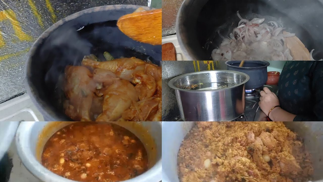 మా వారు చేసిన🥰 చిట్టి ముత్యాలు బిర్యాని🍴🍗 #Daily routine vlog 
