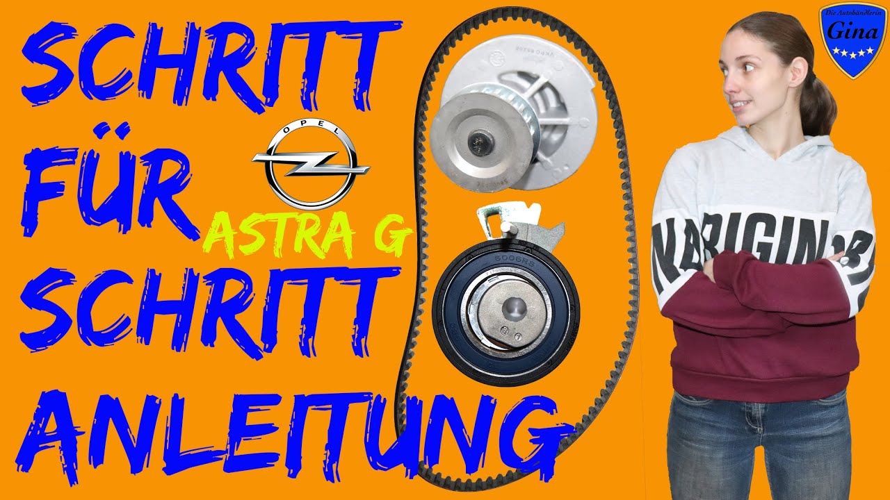 ПОМЕНЯТЬ / ЗАМЕНИТЬ ГРМ 🔹 OPEL ASTRA F + G CORSA B 🔹 КЛИНОВЫЕ РЕМНИ 🔹 ШАГ ЗА ШАГОМ