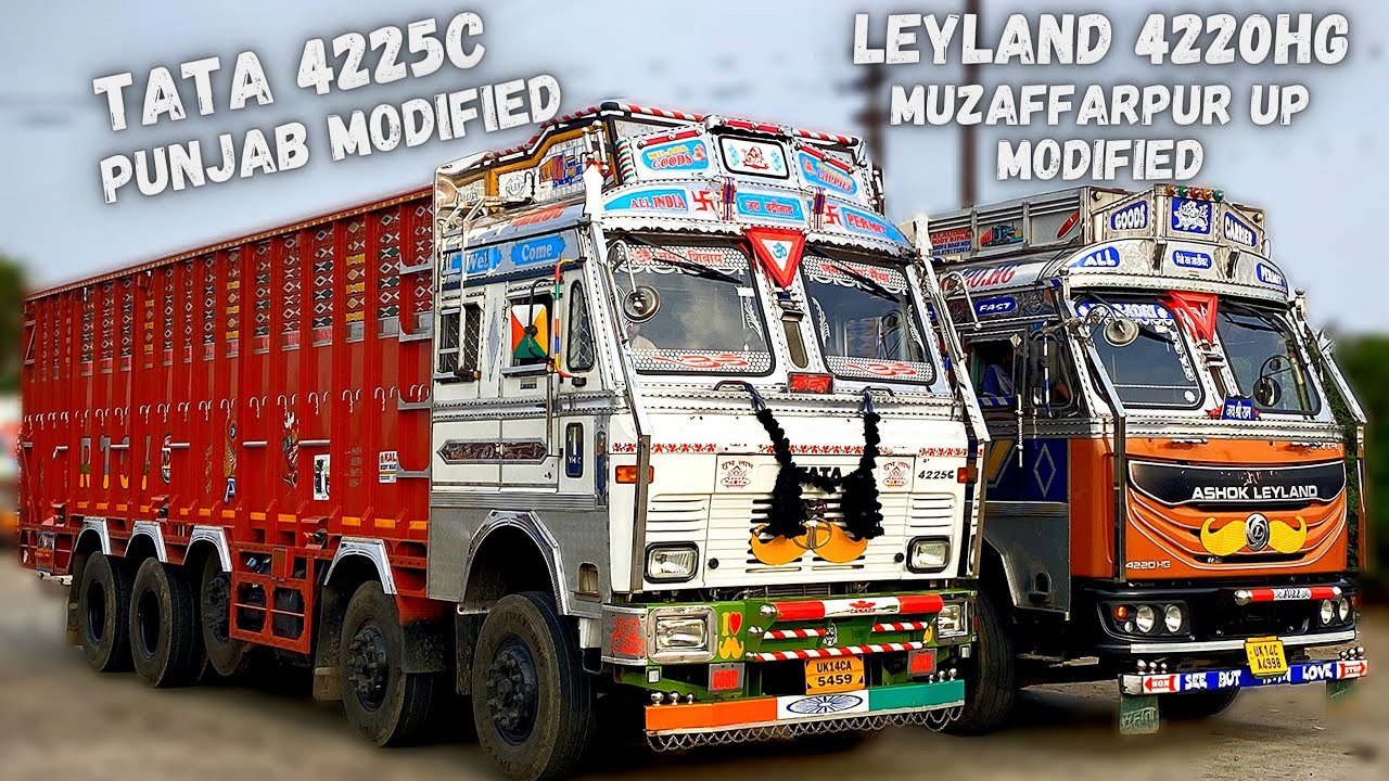 TATA vs Ashok Leyland😈आज पता चलेगा Tata 4225c या फिर Ashok Leyland 4220 hg