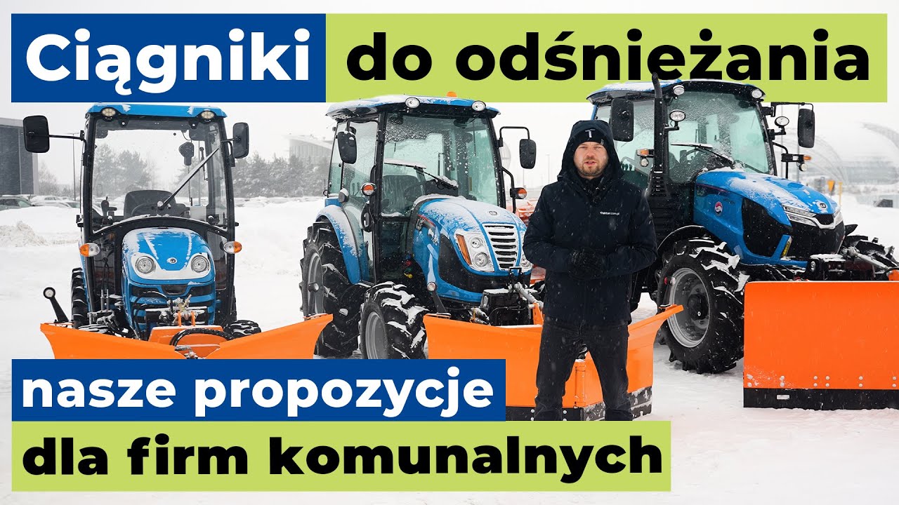 Ciągniki do odśnieżania dla firm komunalnych - nasze propozycje :: Traktor.com.pl