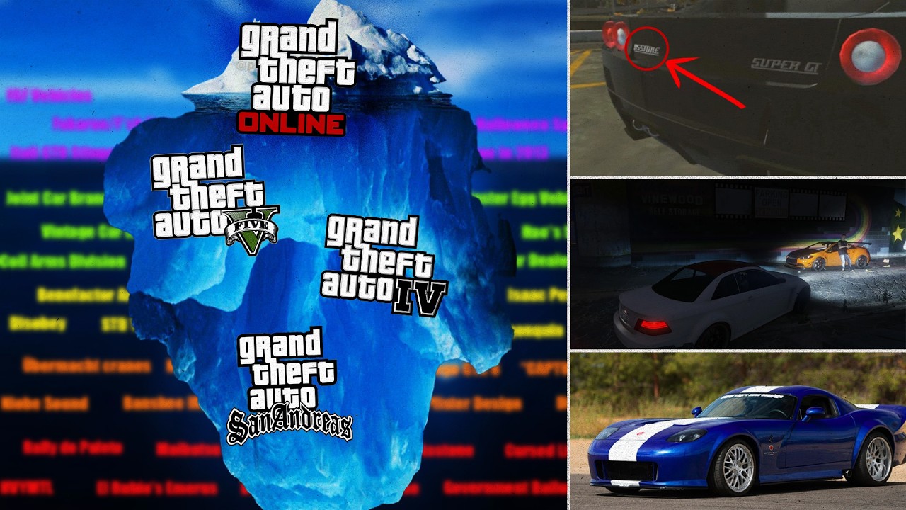 Объяснение автомобильного айсберга GTA