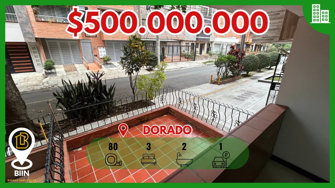Apartamento con terraza y vista a la calle | En Venta en Envigado