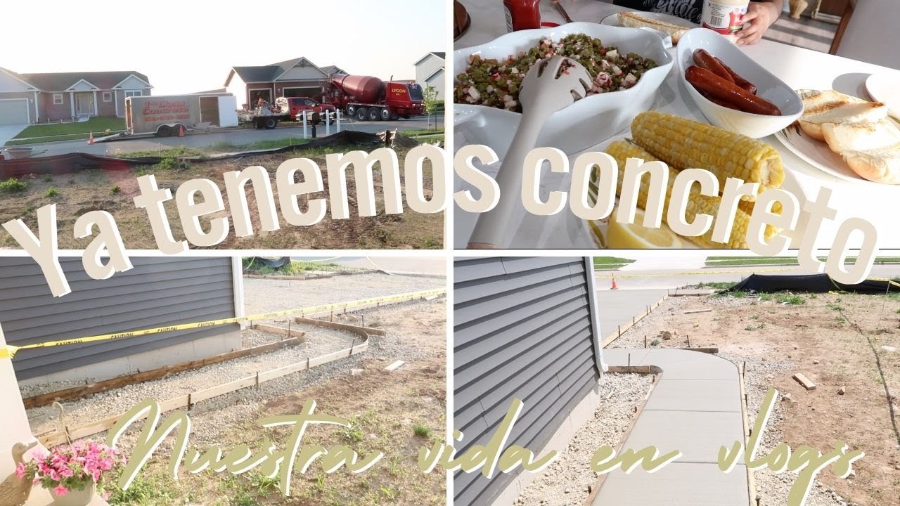 ACTUALIZACION DE NUESTRA NUEVA CASA POR FIN NOS PONEN EL CONCRETO || UNA CENA RICA Y SÚPER FÁCIL