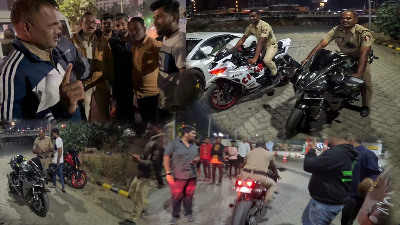 COPS👮‍♀️ RIDE my KAWASAKI NINJA H2 😱|  COPS VS SUPERBIKE | SAGARMORE VLOGS