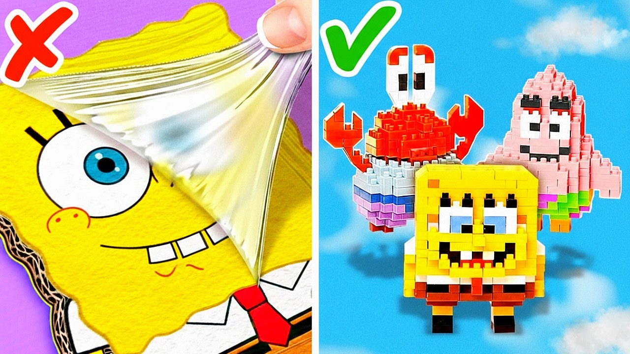 How Adorable Are These SpongeBob LEGO Sets?! *DIY Gadgets & Fun Crafts*