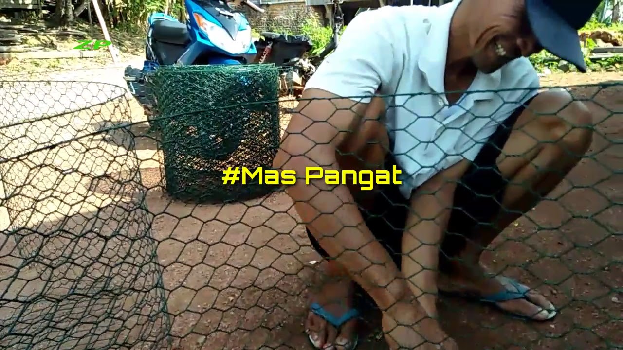 Tutorial cara bikin bubu perangkap ikan part 2 // Tutorial on how to make fish trap parts 2