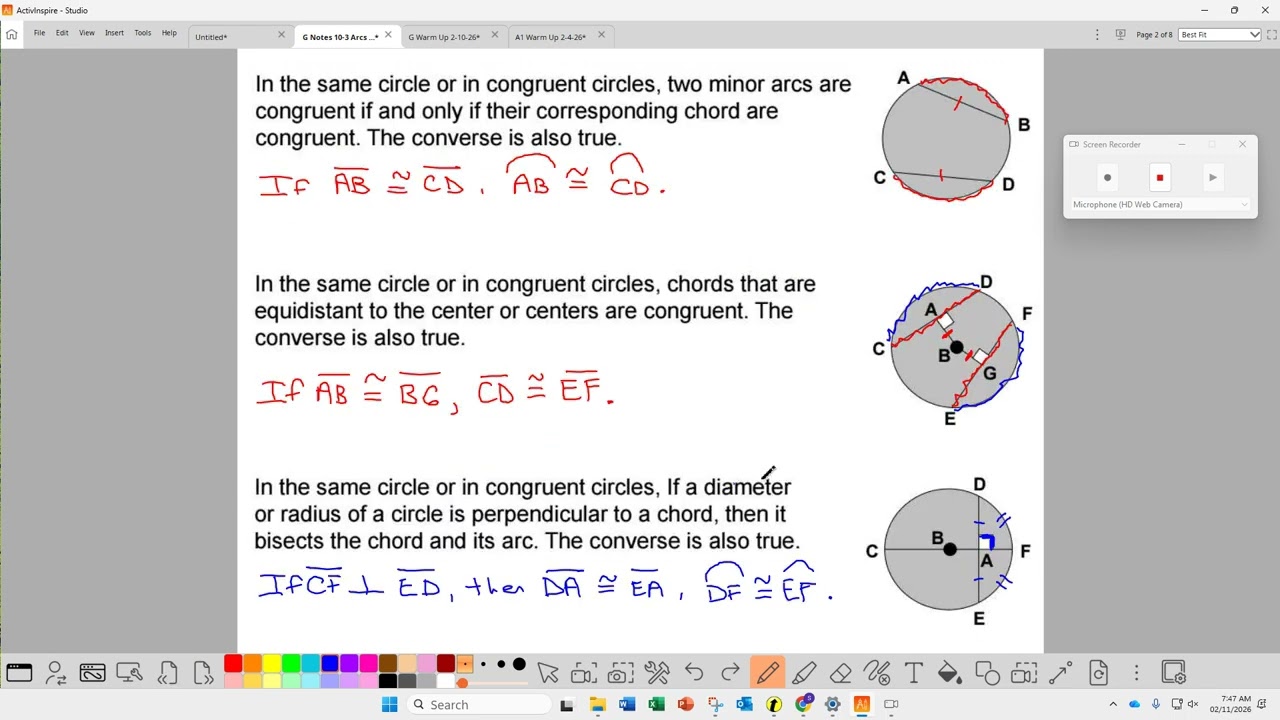 Geometry Notes 10-3