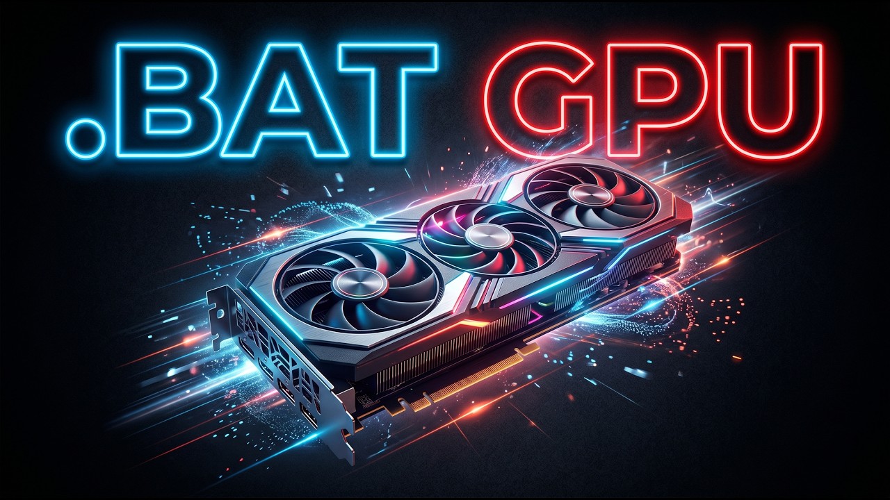 .BAT GPU &ndash; Optimiza tu GPU en Windows sin programas | Parte 2