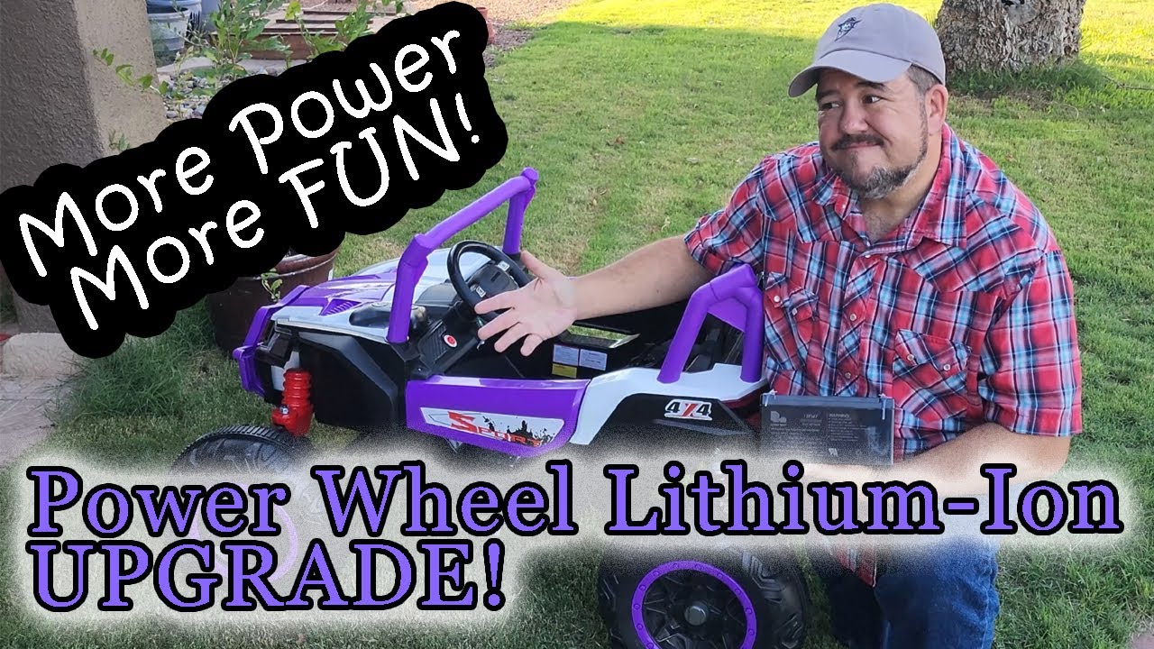 Ride On Car 24v Lithium Ion Battery Upgrade.  More Power, More Fun!