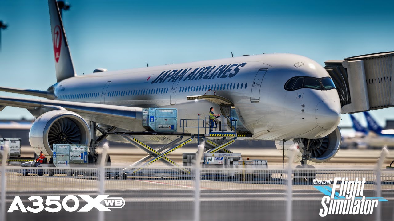 Полный перелёт Лондон — Токио | Airbus A350 Japan Airlines | MSFS 2020 | inibuilds A350