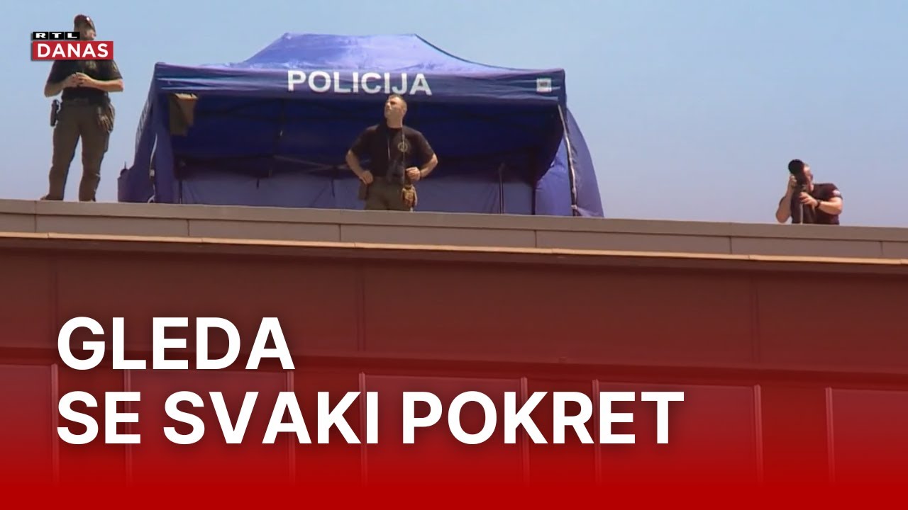 Ovo je najčuvanije mjesto u Hrvatskoj: Na krovovima zgrada oko Hipodroma i snajperisti | RTL Danas