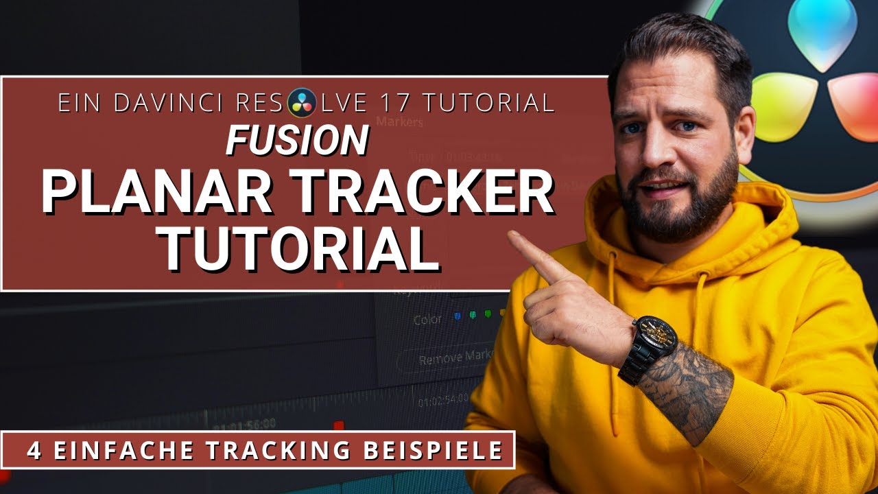 Davinci Resolve Planar Tracker deutsch | Ultimatives tracking Tutorial