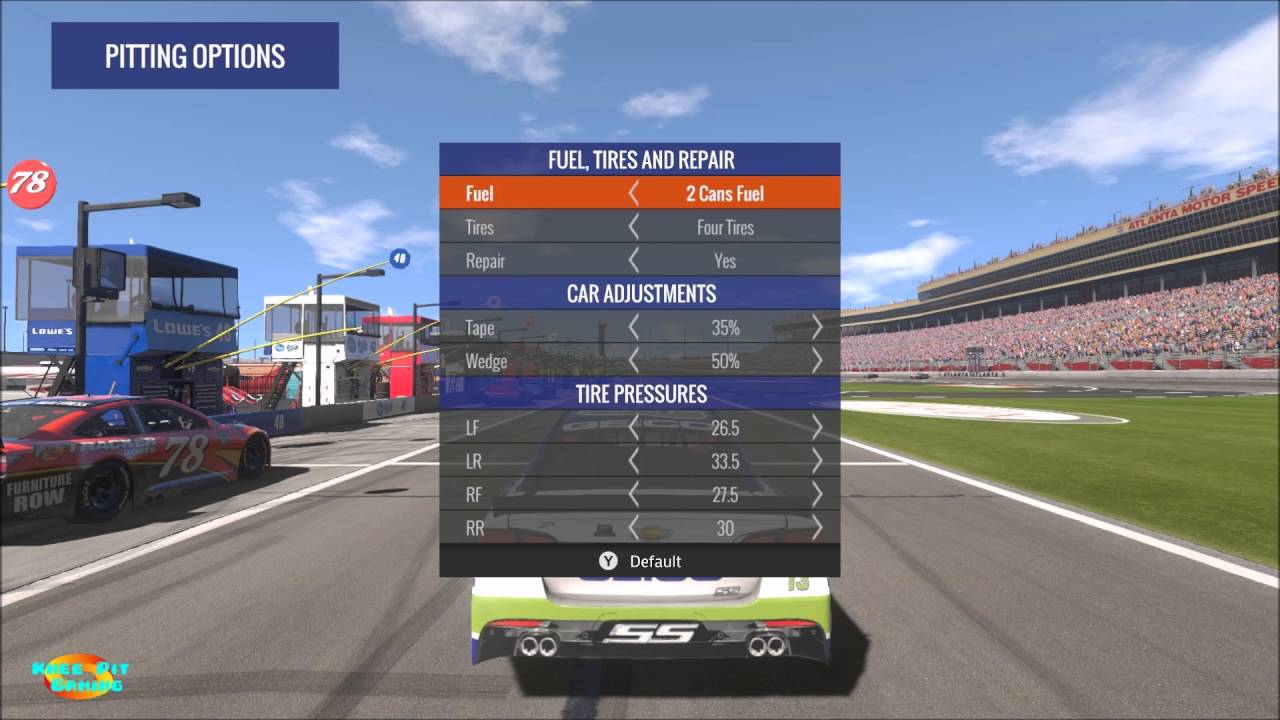 Nascar Heat Evolution - Pit Road Adjustments