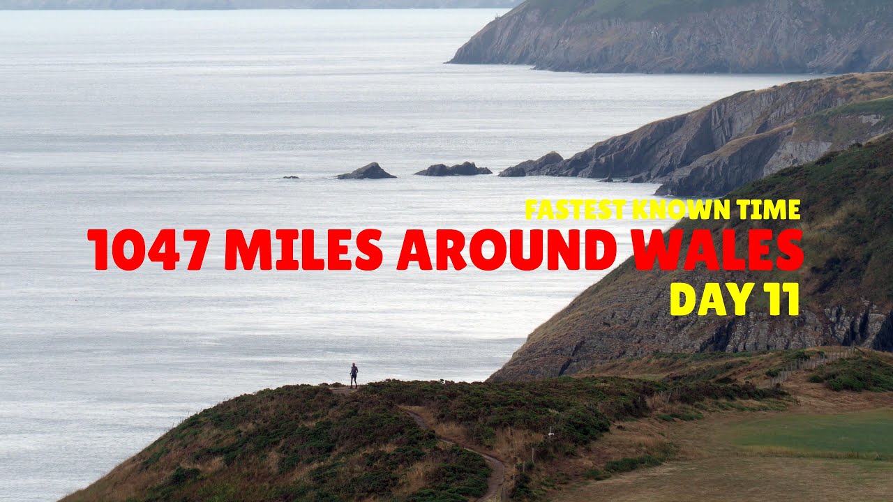 DAY 11 - THE TRAIL IS RELENTLESS BUT SO AM I - The Running Monk is Running 1047 Miles Around Wales