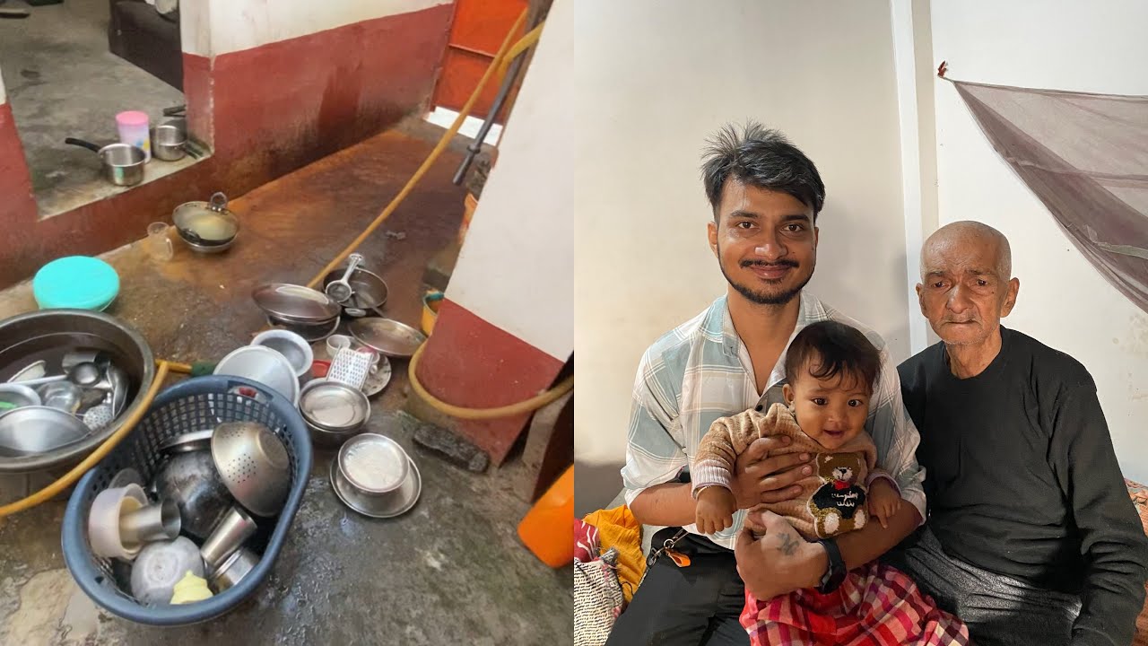 Ghar ko kam dekhera chakkai vaye mo/three generation of one frame 🫶