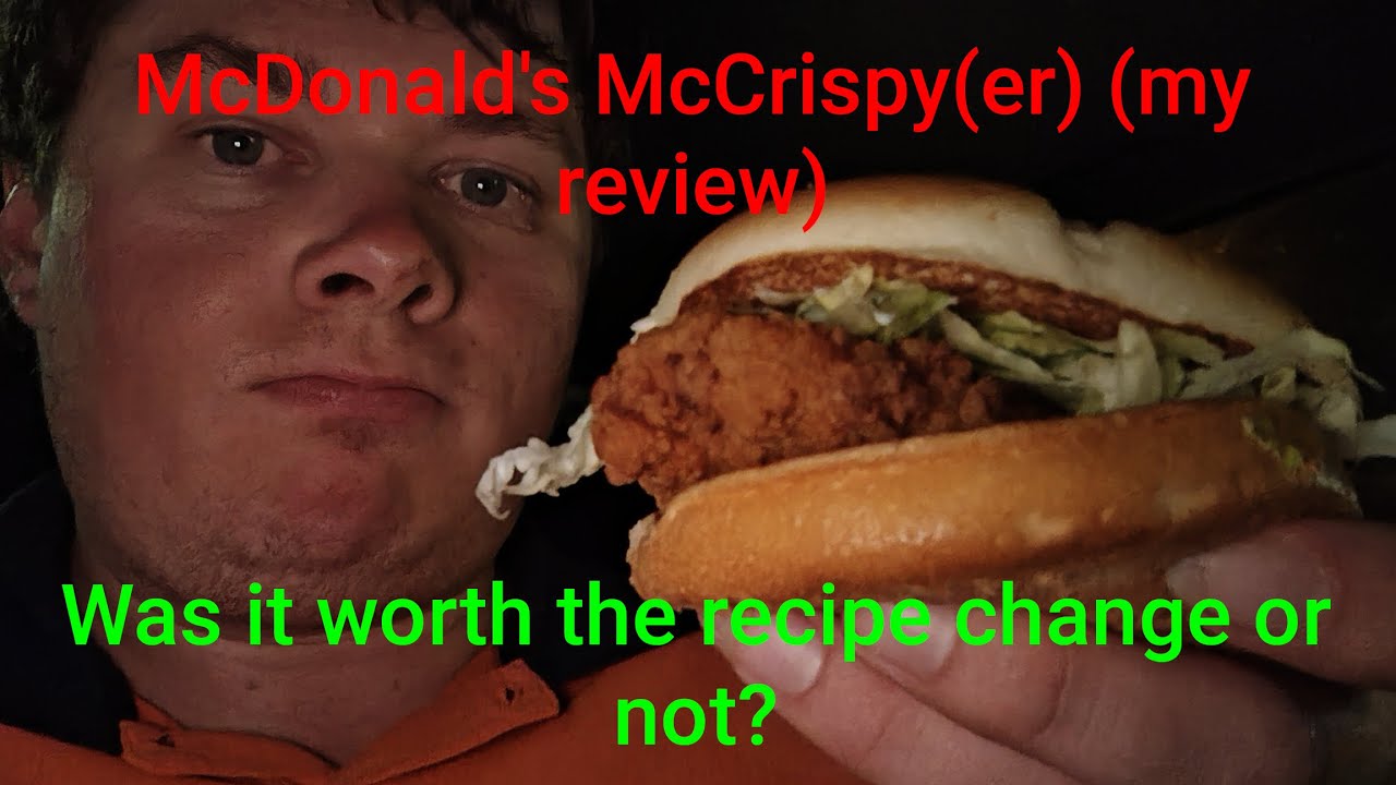 McDonald's McCrispy(er) (my review)