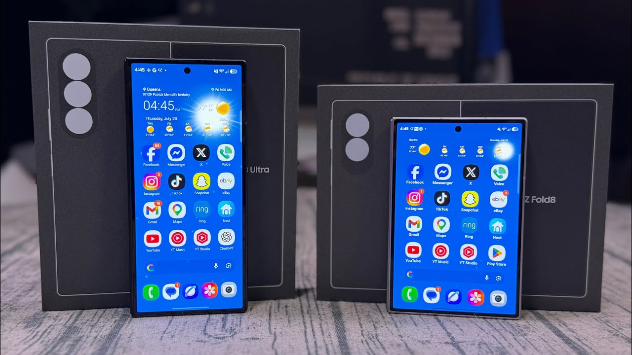 Samsung Galaxy Z Fold 8 / Z Fold 8 Ultra &mdash; распаковка и первые впечатления