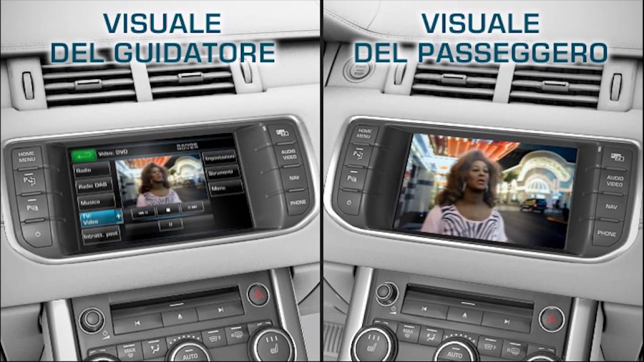 Range Rover Evoque 12MY - Touch screen doppia visualizzazione
