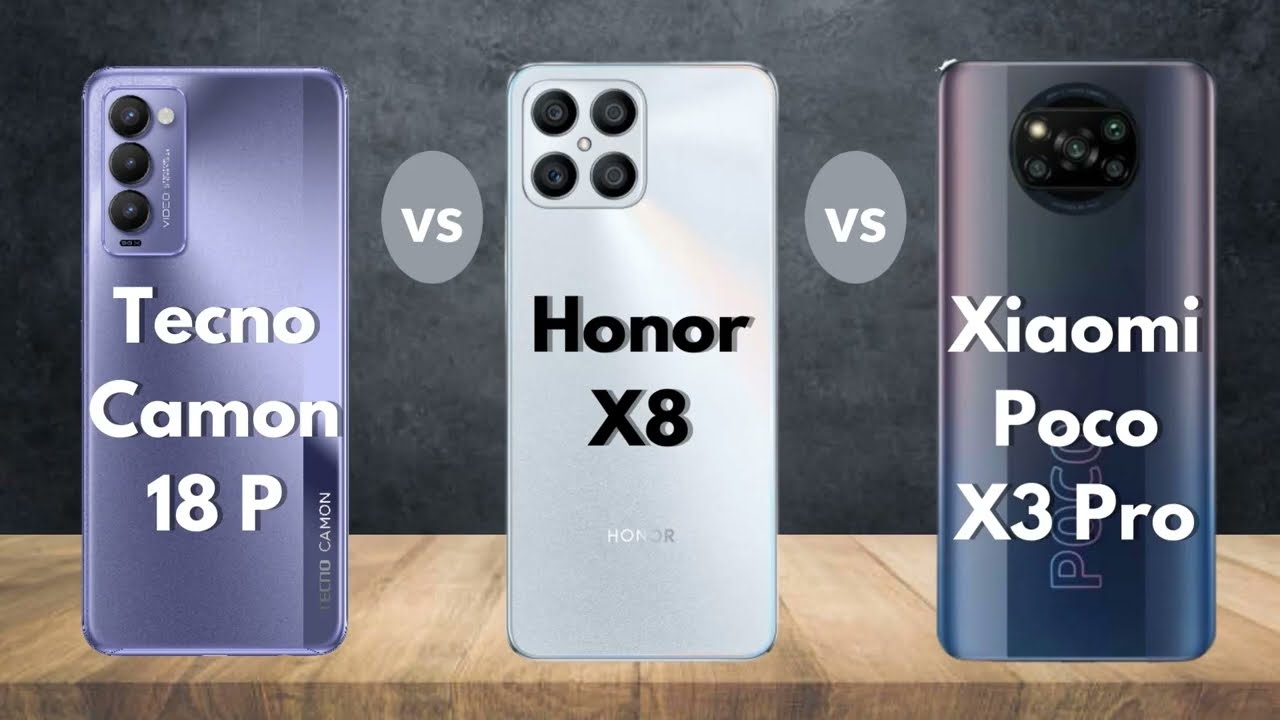 Poco X3 Pro Vs Honor X8 Vs Tecno Camon 18 P ¿Cuál conviene mas?