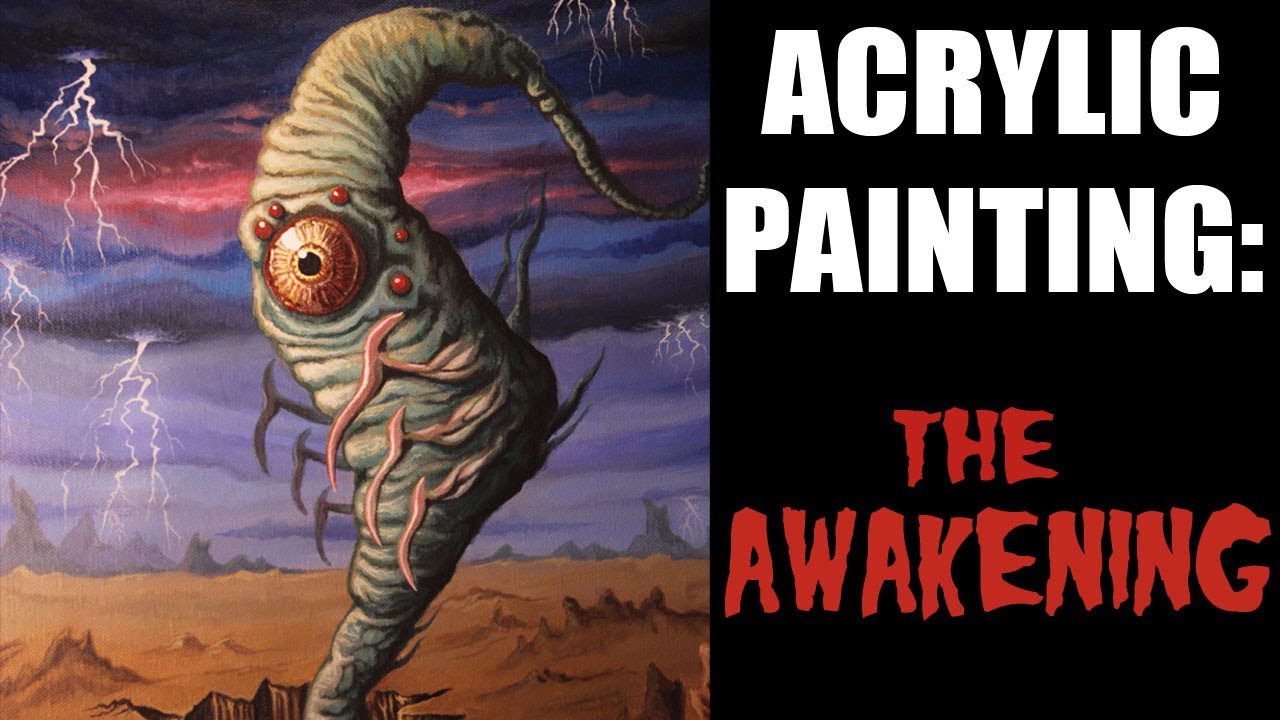 Acrylic Painting Process- Surreal/ Fantasy Art