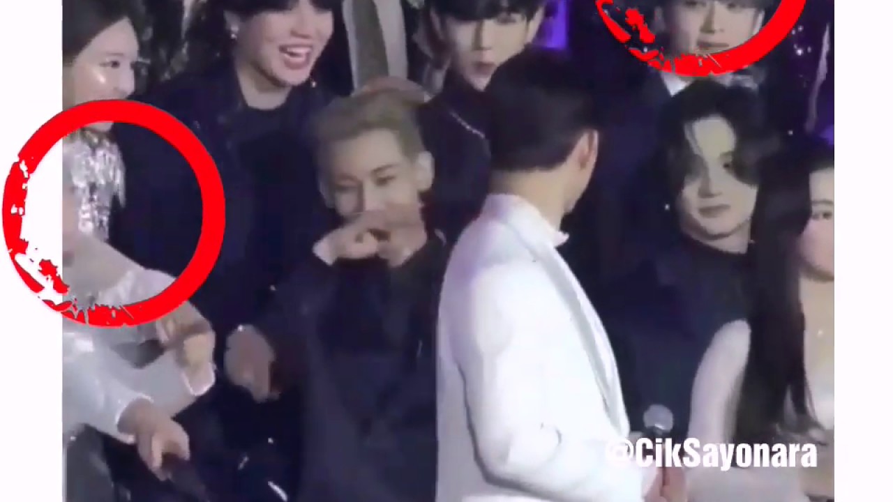 MALE IDOLS REACT TO JEONGYEON during KBS Gayo Daechukje 2019 Ending