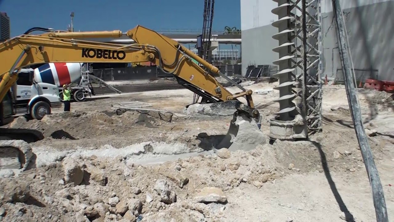 Union Pile Drivers in Action